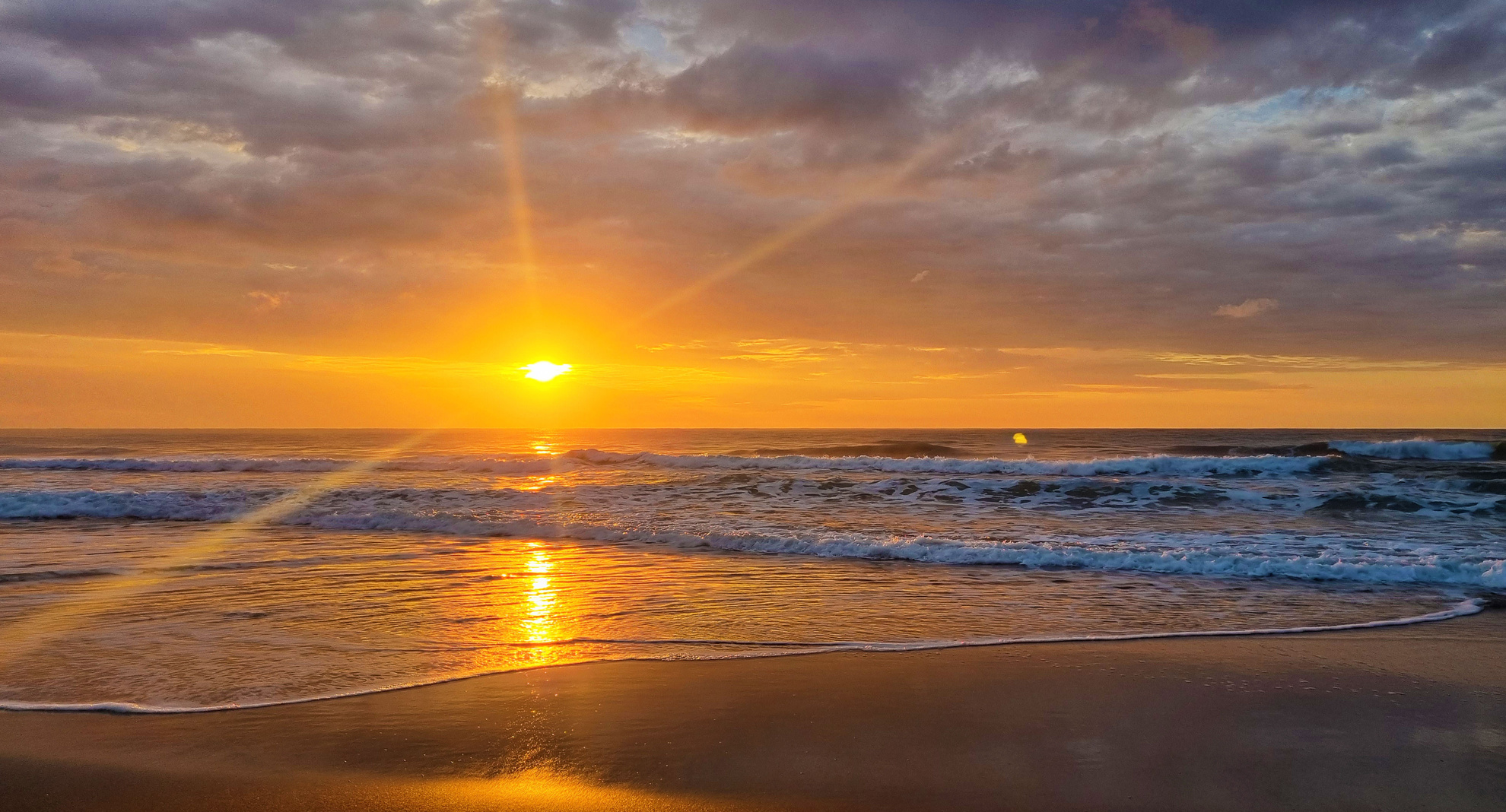 Sunset at La Union beach