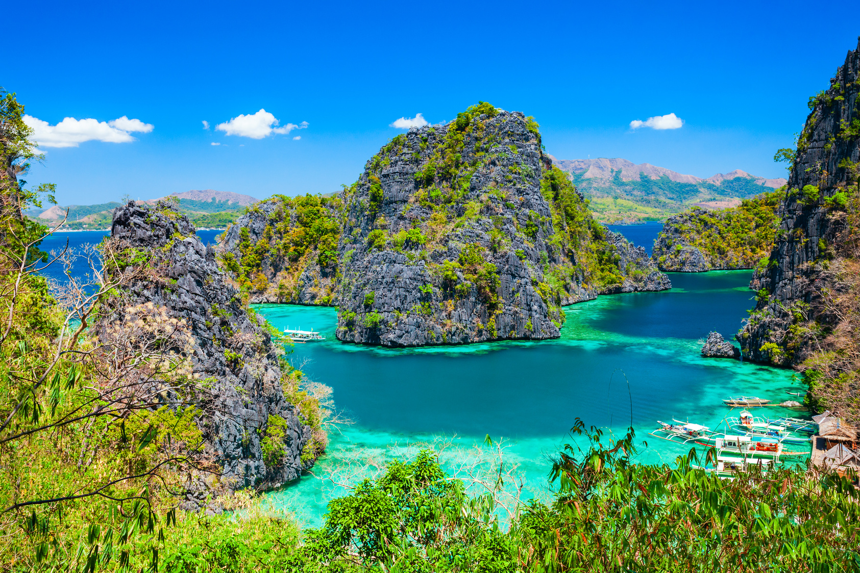 Blue Lagoon, Coron Island Bay, Palawan