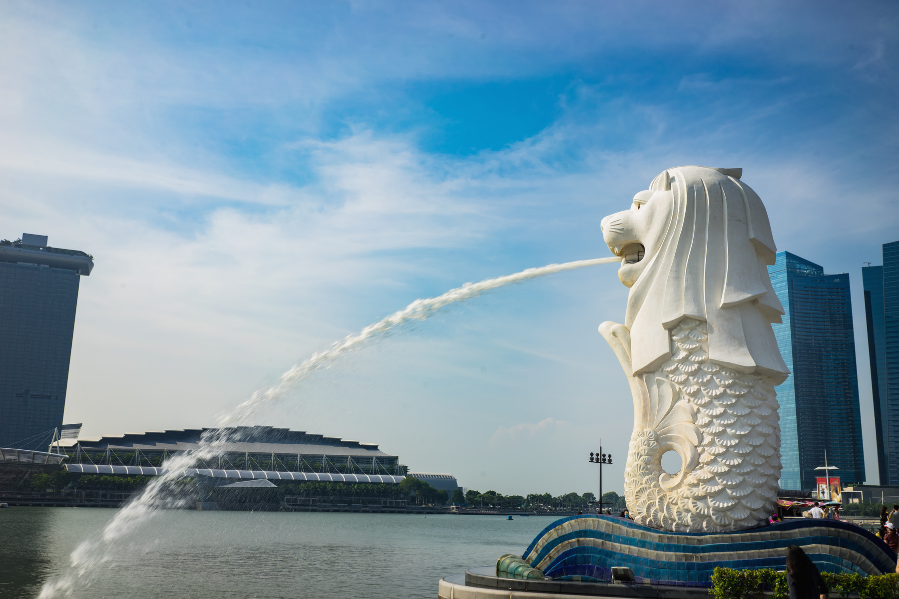 Singapore Merlion the Symbol of Singapore at Marina Bay